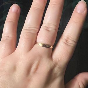 Mejuri - 14K solid gold slim singlet ring